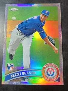 2011 Topps Chrome Refractor Baseball #188 Alexi Ogando - Picture 1 of 2