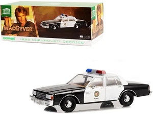 Coche diecast Greenlight 1:18 - Macgyver - Chevrolet Caprice Police Cruiser 1986 - Imagen 1 de 2