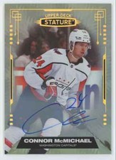 2022-23 Upper Deck Stature 2021-22 Update Connor McMichael Auto Capitals #79 C85