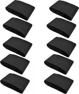 Schwarze Fußballarmbänder 10 Stück Elastische Trauer Armbinde Trauerband Schlauf - Bild 1 von 7