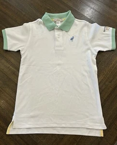 Beaufort Bonnet Company Kentucky Derby Polo 7 NWOT white Green - Picture 1 of 7
