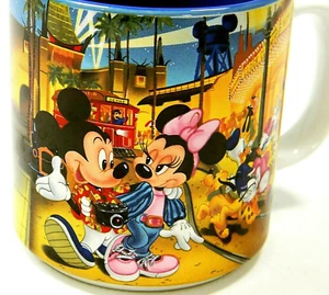 Vintage Disney Mickey Mouse Mug MGM Studios Theme Park Minnie Donald Duck Pluto - Picture 1 of 7