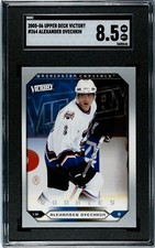 2005-06 Upper Deck Victory Alexander Ovechkin Rookie Card SGC 8.5 LOW POP HOT RC