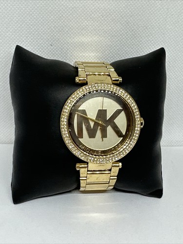 Orologio Michael Kors Parker MK5784 Donna Acciaio Oro Quadrante Analogico NUL18