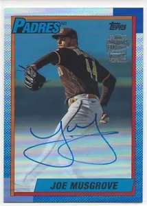 (0197) JOE MUSGROVE #25 2023 TOPPS ARCHIVES FAN FAVORITES ON CARD AUTO AUTOGRAPH - Picture 1 of 4