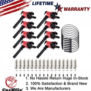 For 2005 Jeep Grand Cherokee 5.7L UF505 Ignition Coils & Spark Plugs & Wires Set - Picture 1 of 6