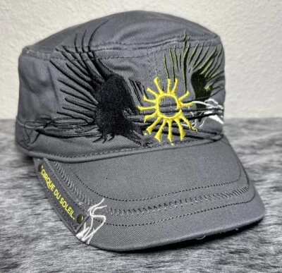 Sombrero de sarga Cirque Du Soleil 'Dare To Dream' gris bordado L/XL Foto 1 de 4