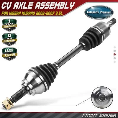 Front Driver CV Axle Assembly for Nissan Murano 2003 2004 2005 2006 2007 3.5L - Image 1 of 4