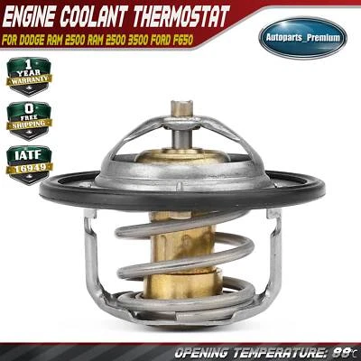 Termostato de refrigerante de motor para Dodge Ram 2500 Ram 2500 3500 Ford F650 F750 88°C Foto 1 de 4