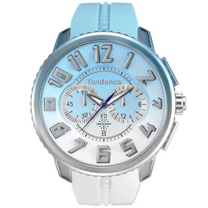TENDENCE DeColor Men's Women's Light Blue x White Quartz Ref. TY146105 Watch - Picture 1 of 4