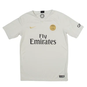 NIKE 2018-19 Paris Saint-Germain Away Kit Boys Football Shirt Jersey Grey XL - Picture 1 of 6