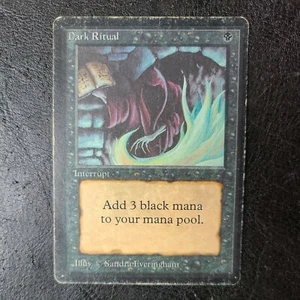 Magic The Gathering: MTG Beta Rituale Oscuro -- Nero Istantaneo - Foto 1 di 2