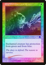 Shield of Duty and Reason FOIL Apocalypse PLD White Common MTG CARD ABUGames