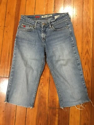 Pantalones Cortos Capri Paris Blues Para Mujer Azul Soulmate Denim Talla 3 Foto 1 de 4