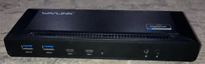 USED WAVLINK USB C Dual 4K Laptop Docking Station ONLY WL-UG69PD2 (NO PSU/CABLE) - Image 1 of 2