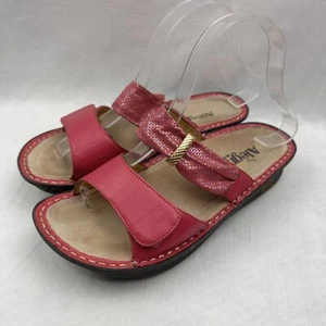 Alegria Womens US 7 EU 37 Karmen Fuchsia Mixer Kar-105 Pink Slip On Slide Sandal - Picture 1 of 9