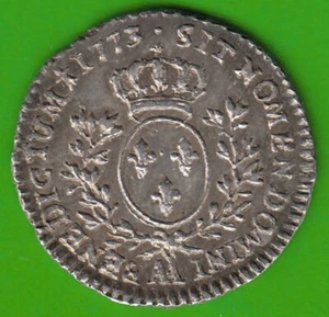 France 1/10 Ecu à la vieille tête 1773 AA great condition rare nswleipzig - Picture 1 of 2
