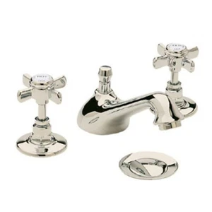 Heritage Dawlish 3TH Basin Mixer, Vintage Gold - Picture 1 of 1