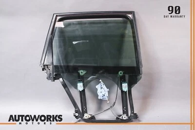 03-10 Porsche Cayenne Puerta Trasera Lateral Derecha Ventana Marco de Vidrio con Regulador OEM Foto 1 de 4