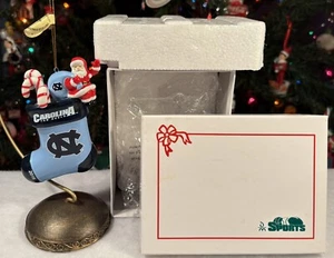 Danbury Mint 2016 UNC Carolina Tar Heels Weihnachten STRÜMPFE Ornament: NCAA - Bild 1 von 10