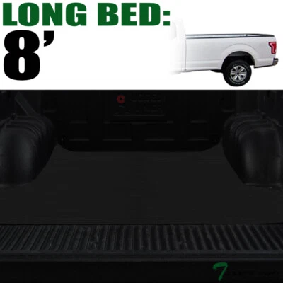 Topline For 2004-2014 Ford F150 8 Feet Long Cab Rubber Truck Bed Mat Liner V2 Foto 1 de 4