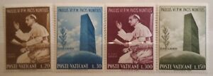 Vatican City 1965 The Journey of Pope Paul to UN MNH