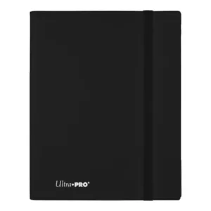 ULTRA PRO ECLIPSE JET BLACK PRO BINDER ALBUM 9 POCKET 360 CARDS - 15219 - Picture 1 of 1
