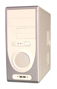 Micro ATX Tower case Free 300 Watt PSU KMA3379 Beige - Picture 1 of 5
