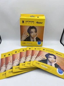 Set of 7: BTS JungKook Artwork Dobu Mask Butter Version Limited Edition, + Gift - Picture 1 of 12