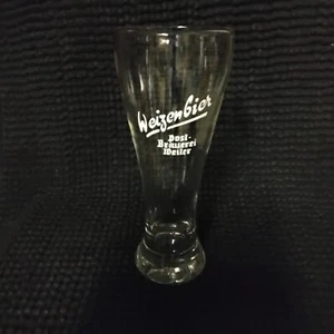 Altes dickes 0,5l Weizenbierglas Post Brauerei Weiler Weizenbier Allgäu Bayern - Bild 1 von 11