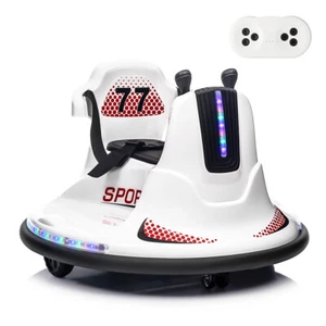 6V Kids Ride On Bumper Car Electric Toy Car 360 Degree Spin, w/ Remote Control - Picture 1 of 17