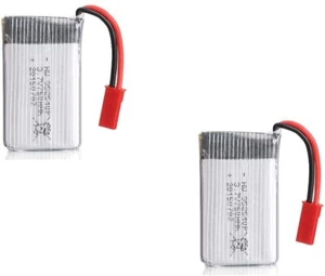 2er Set 3.7V 750mAh 25C LiPo Akkus für MJX X200 X300C X400 X500 X800 - Bild 1 von 5