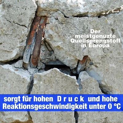 Quellsprengstoff Dynacem Version STANDARD für Temperaturen -5 bis 15 °C