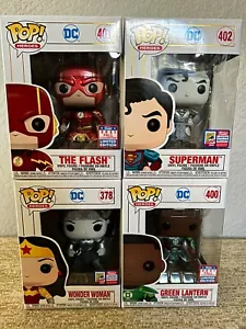2021 SDCC Funko Pop Asia DC Heroes Comic Con Special Edition Set Of 4 Exclusive - Picture 1 of 6