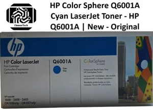 HP Color Sphere Q6001A Cyan LaserJet Toner - HP Q6001A | Neu - Original - Bild 1 von 4
