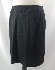 NWT New York & Company Black Pinstriped Straight Pencil Skirt Size 12 NEW $46.95 - Picture 1 of 9