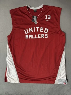 Camiseta deportiva de baloncesto Nike United Ballers Steve Nasty Nash de colección NBA Suns 4X Foto 1 de 4