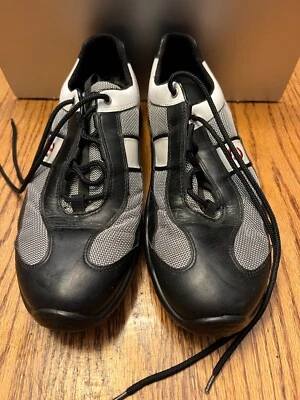 Ecco Golf Shoes Gore-Tex XCR Size 43 EU 9-9.5 US Black White - Изображение 1 из 4