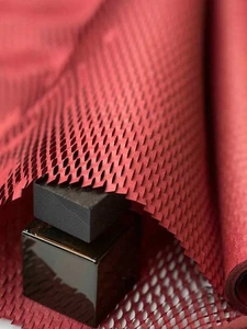 Burgundy Kraft Honeycomb Wrapping Paper Roll 50cm x 10m Eco Floral Gift Packagin - Zdjęcie 1 z 7