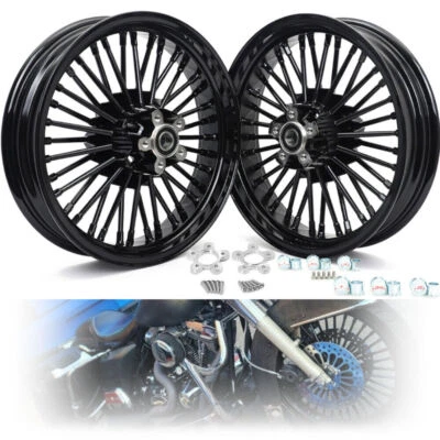Llantas de radios gruesos 16x3,5 para Harley Touring Road King Electra Glide 00-08 Foto 1 de 4