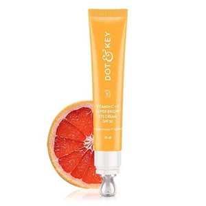 Dot Key Vitamin C + E Super Bright Under Eye Cream Fades Dark Circles 20ml - Picture 1 of 1