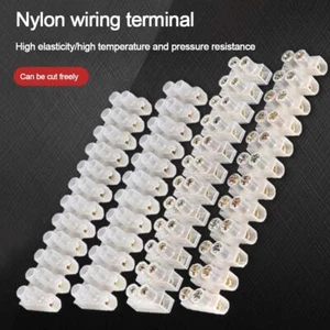 12 Positions Screw Electric Strip Block Terminal Cable Connector Electrical - Picture 1 of 11