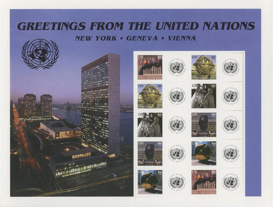 UN 2006 SALUDOS PERSONALIZADOS DESDE LA ON HOJA SCOTT 903 - 907b MNH (S-11) Foto 1 de 1