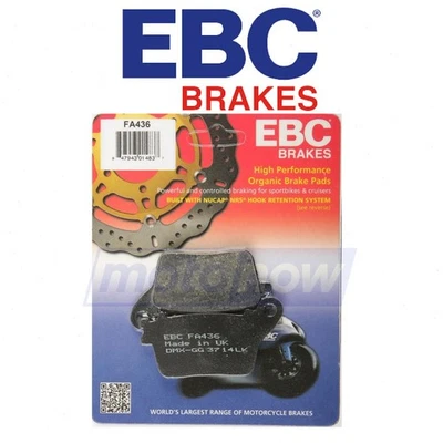 EBC Rear Organic Brake Pads for 2011-2015 Kawasaki ZX1000 Ninja ZX-10R - qg Foto 1 de 4