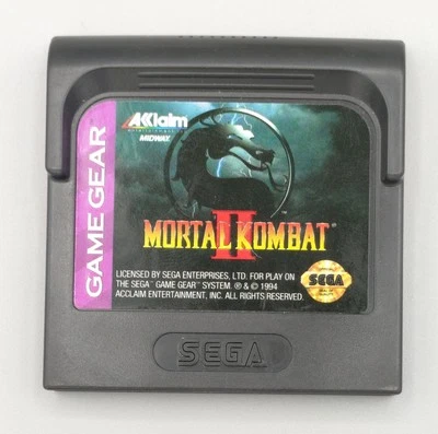 Mortal Kombat II 2 (Sega Game Gear) Cartridge Only Tested - Image 1 of 2