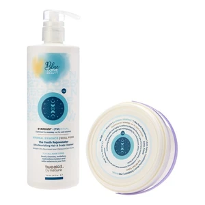 Tweak'd by Nature Stardust PM Ritual Blue Zone Haarreiniger & Maske Set - Bild 1 von 14