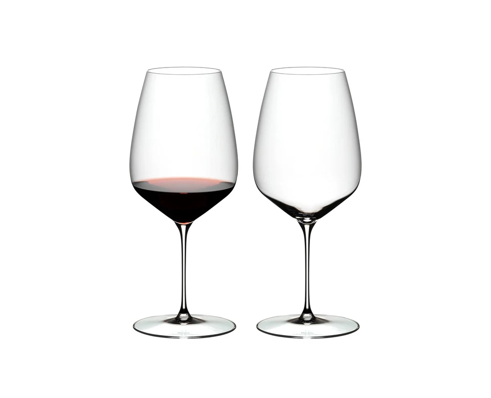 RIEDEL CRYSTAL VELOCE CABERNET MERLOT WINE GLASS 2 PCS 29OZ 9.5"H 6330/0