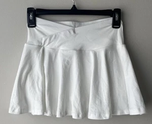 Shein pantaloncino tennis donna bianco plissettato pickleball taglia XSmall - Foto 1 di 4