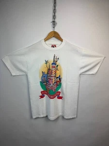 90 Vintage Walt Disney World 25th Anniversary Lion King Mickey Genie Shirt Neu - Bild 1 von 7