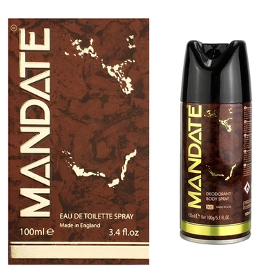 Mandate Gift Set - Eau de Toilette 100ml & Body Spray 150ml